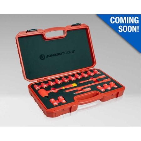 Jonard Tools Insulated 19 Piece Metric Socket Set INSS-19M